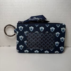 Vera Bradley Zip ID Case Nantucket Navy Print